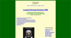 Desktop Screenshot of horloge-parlante-fr.com